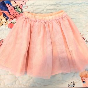 Pink tulle skirt